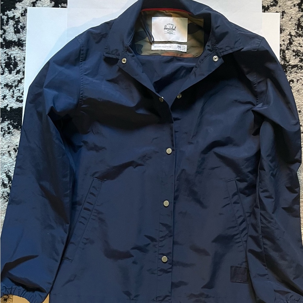 Navy Herschel Windbreaker